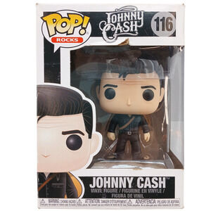 Funko Pop! Rocks Johnny Cash #116 Vinyl Collectible Figure ~ Man in Black NIB